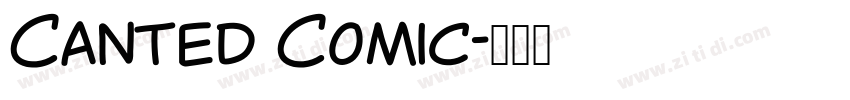 Canted Comic字体转换